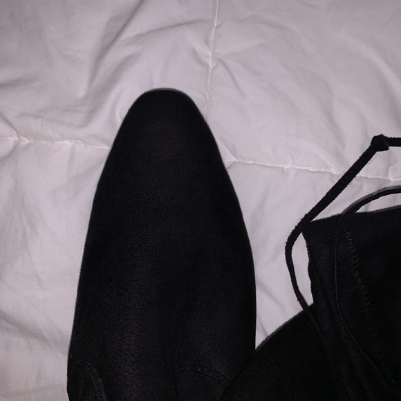 Knee high black boots / 9.5 - Picture 2 of 2